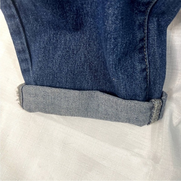 Base Girl New Jens Distressed Denim Overalls - Picture 9 of 11